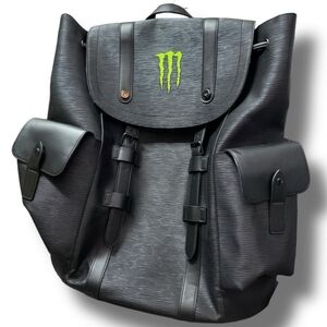 Monster Energy Drink Polyurethene Laptop Backpack Rucksack Vault Promo